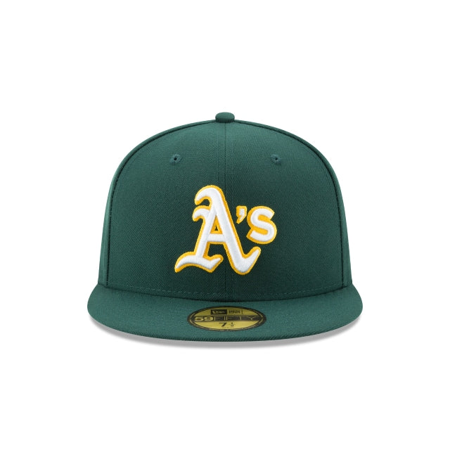 New Era หมวกรุ่น Oakland Athletics Authentic Dark Green 59Fifty Cap