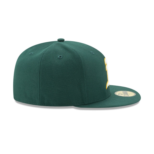 New Era หมวกรุ่น Oakland Athletics Authentic Dark Green 59Fifty Cap