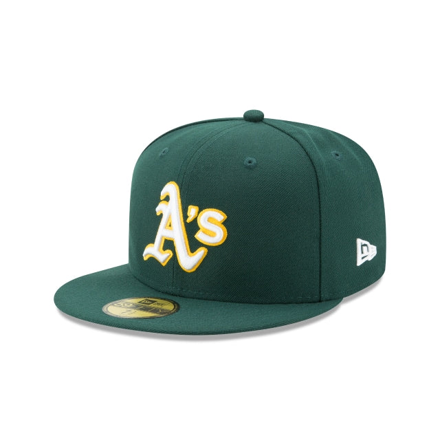New Era หมวกรุ่น Oakland Athletics Authentic Dark Green 59Fifty Cap