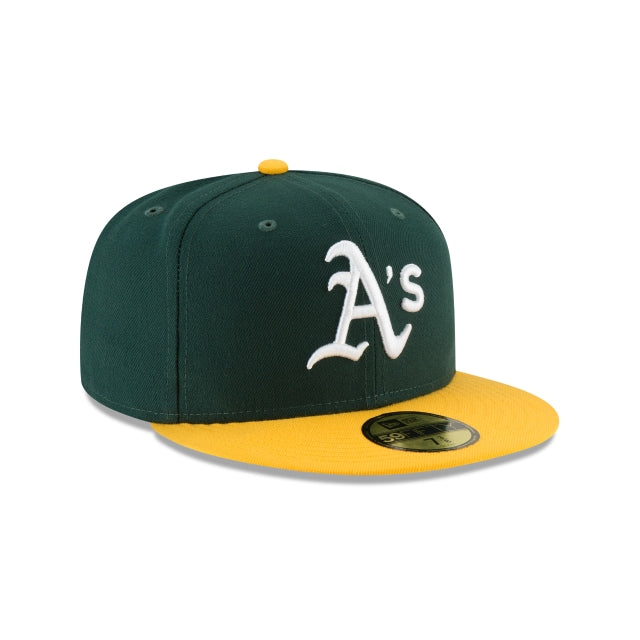 หมวกแก๊ป New Era รุ่น Oakland Athletics Authentic Dark Green 59Fifty Cap