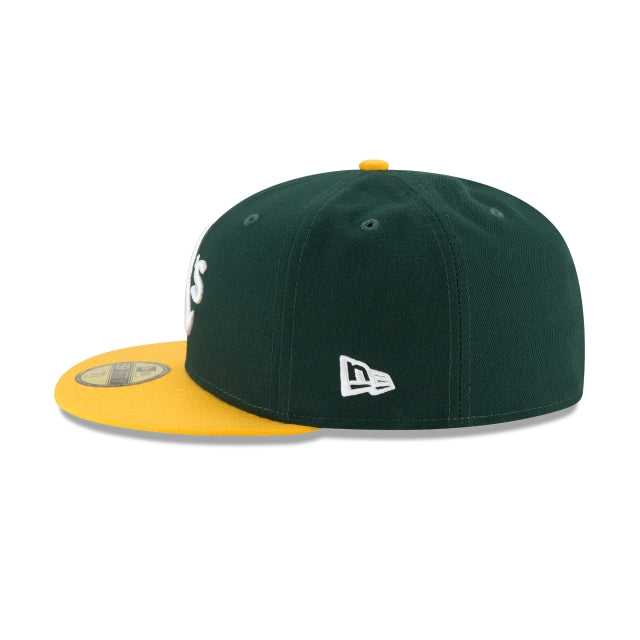 หมวกแก๊ป New Era รุ่น Oakland Athletics Authentic Dark Green 59Fifty Cap