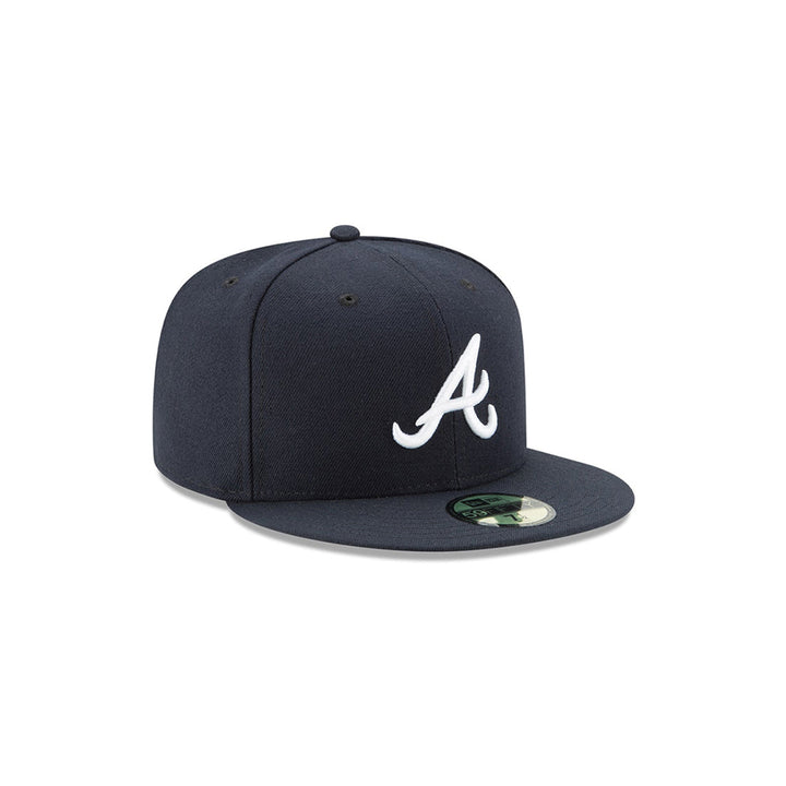New Era หมวกรุ่น Atlanta Braves Authentic Navy 59Fifty Cap