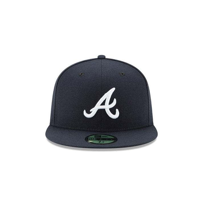 New Era หมวกรุ่น Atlanta Braves Authentic Navy 59Fifty Cap