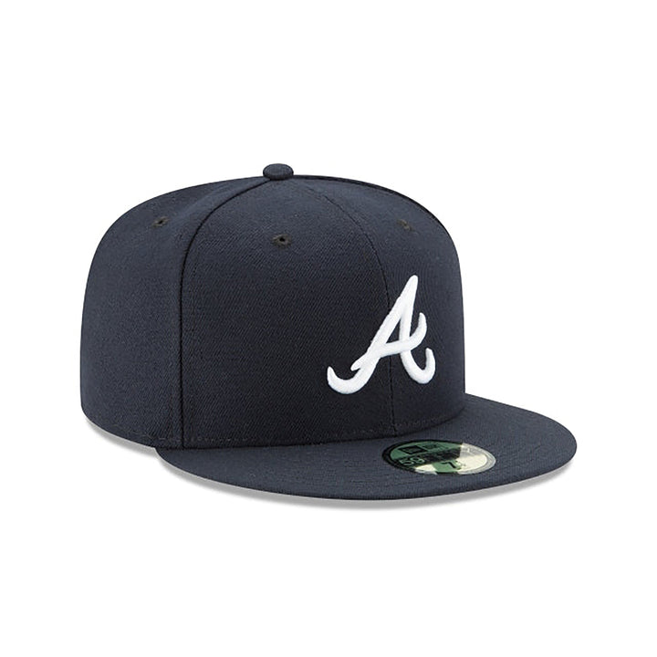 New Era หมวกรุ่น Atlanta Braves Authentic Navy 59Fifty Cap