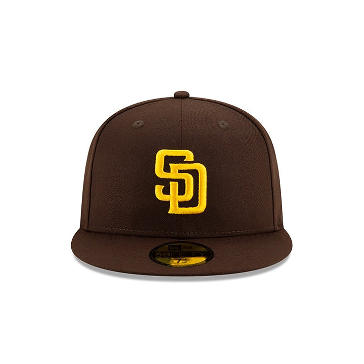 New Era หมวกรุ่น San Diego Padres Authentic Dark Brown 59Fifty Cap