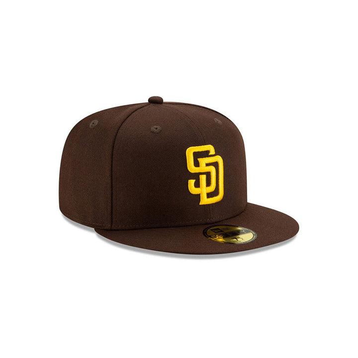 New Era หมวกรุ่น San Diego Padres Authentic Dark Brown 59Fifty Cap