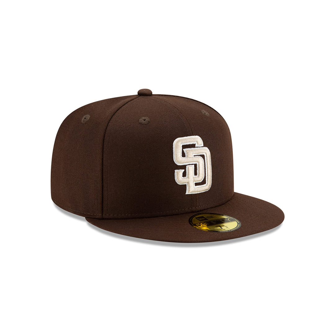 New Era หมวกรุ่น San Diego Padres Authentic Dark Brown 59Fifty Cap