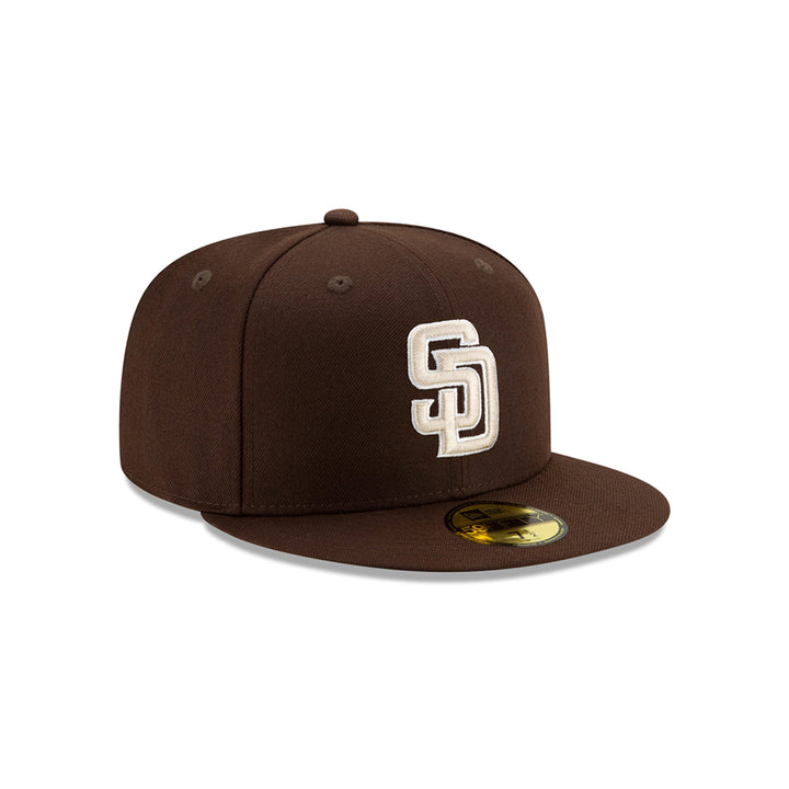 New Era หมวกรุ่น San Diego Padres Authentic Dark Brown 59Fifty Cap