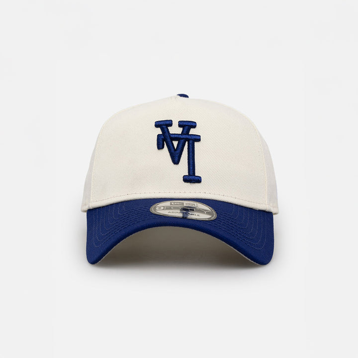 New Era หมวกรุ่น Los Angeles Dodgers Upside Down Logo Chrome And Dark Royal 9Forty A-Frame Cap