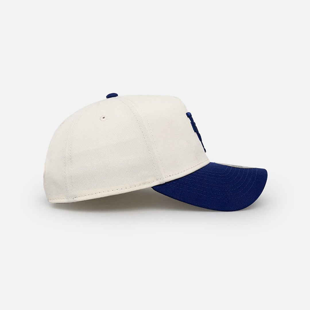 New Era หมวกรุ่น Los Angeles Dodgers Upside Down Logo Chrome And Dark Royal 9Forty A-Frame Cap