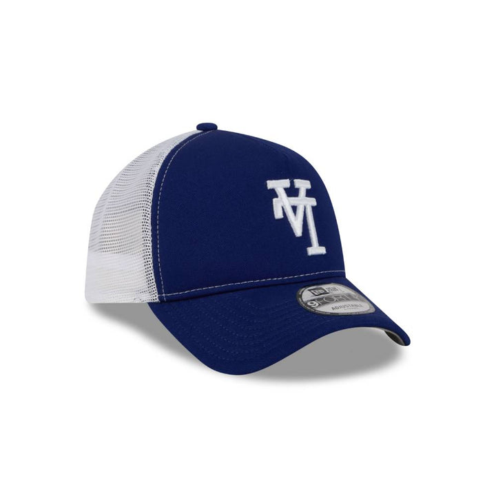 หมวกแก๊ป New Era รุ่น Los Angeles Dodgers MLB Upside Down Dark Royal 9Forty AF Trucker Cap