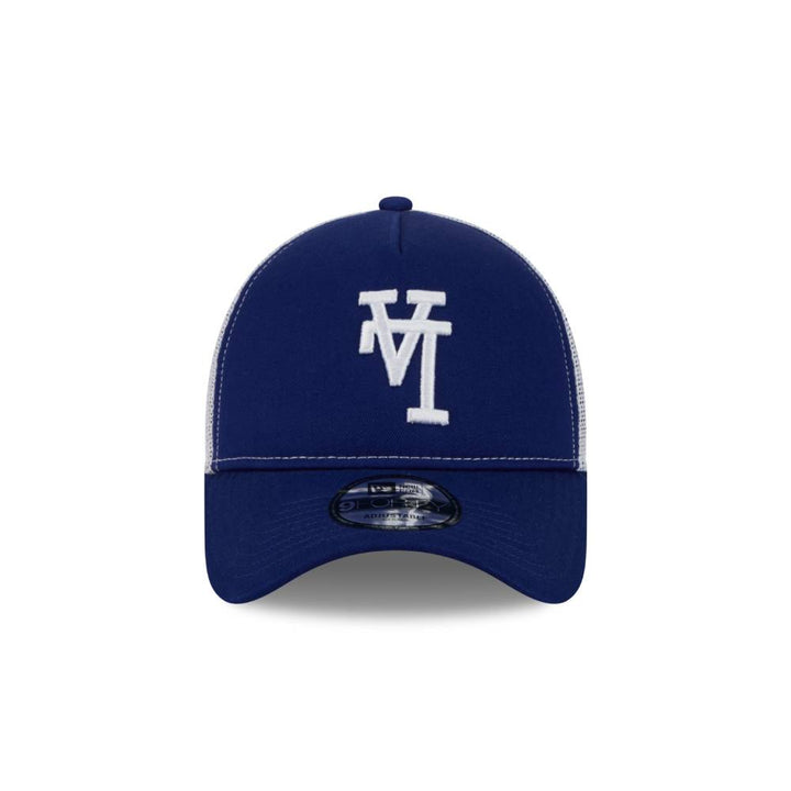 หมวกแก๊ป New Era รุ่น Los Angeles Dodgers MLB Upside Down Dark Royal 9Forty AF Trucker Cap