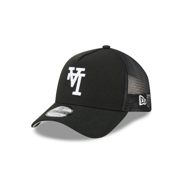 หมวกแก๊ป New Era รุ่น Los Angeles Dodgers MLB Upside Down Black 9Forty AF Trucker Cap