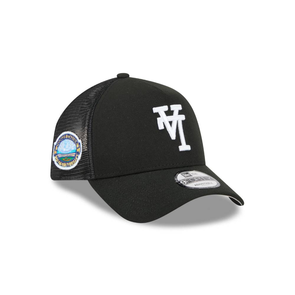 หมวกแก๊ป New Era รุ่น Los Angeles Dodgers MLB Upside Down Black 9Forty AF Trucker Cap
