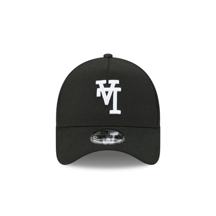 หมวกแก๊ป New Era รุ่น Los Angeles Dodgers MLB Upside Down Black 9Forty AF Trucker Cap