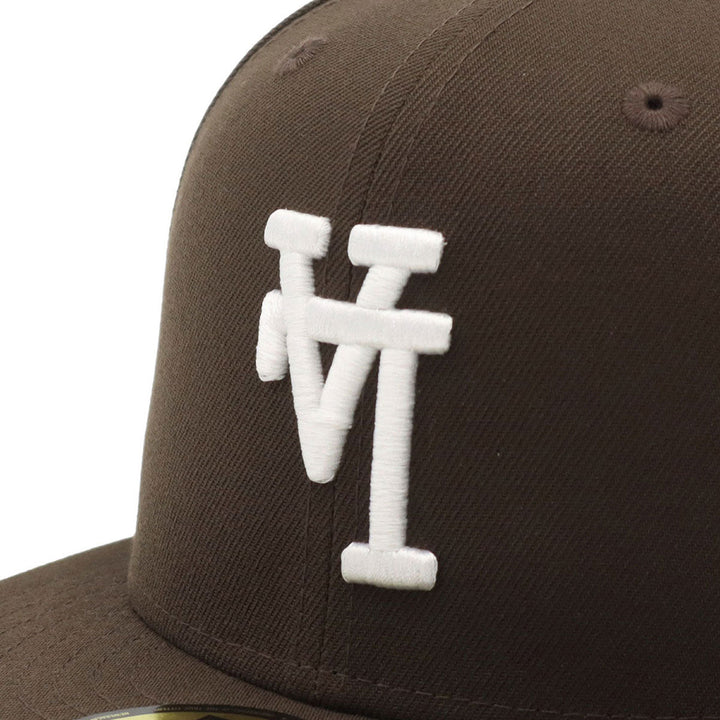 New Era หมวกรุ่น Los Angeles Dodgers Upside Down Logo Walnut 59Fifty Cap