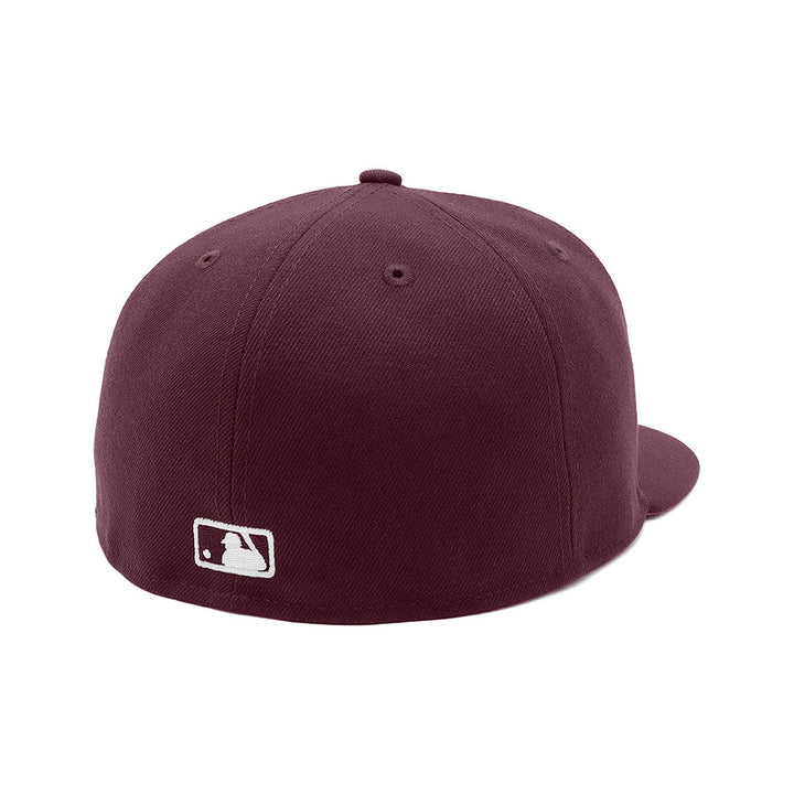 New Era หมวกรุ่น Los Angeles Dodgers Upside Down Logo Maroon 59Fifty Cap