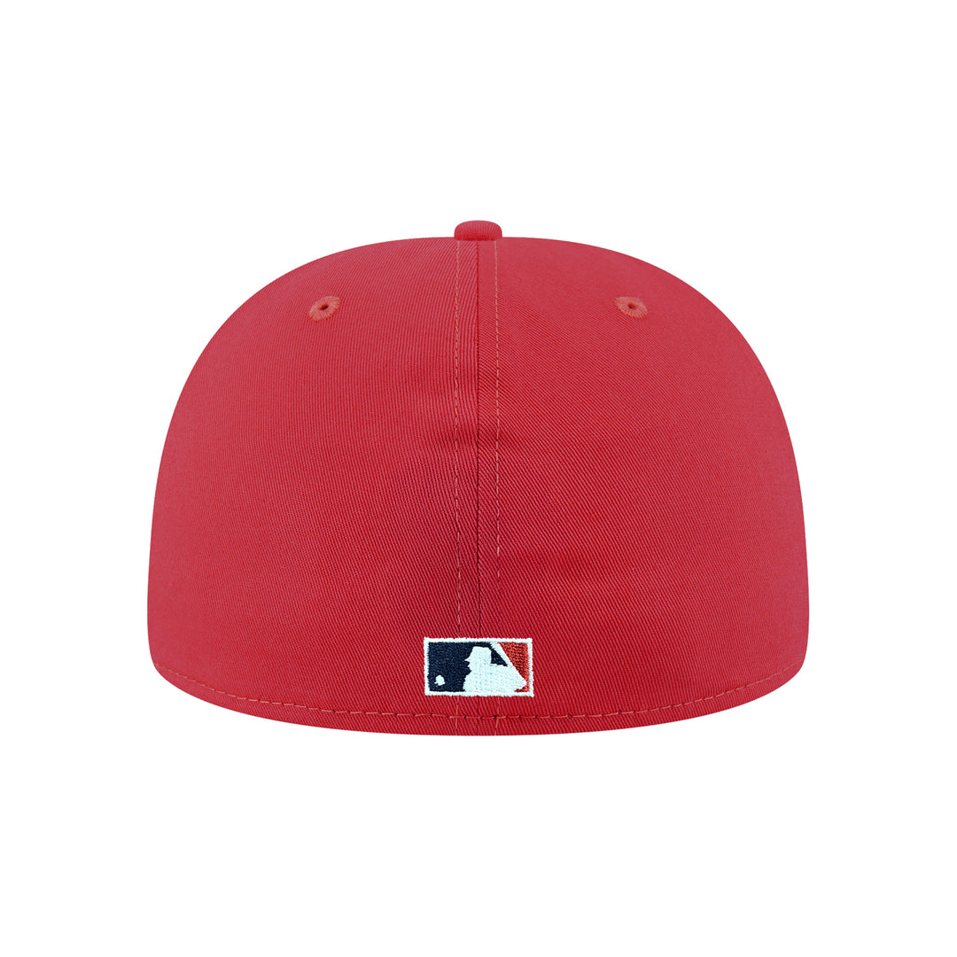 New Era หมวกรุ่น Anaheim Angels Upside Down Logo Scarlet 59Fifty Cap