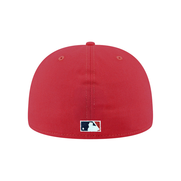 New Era หมวกรุ่น Anaheim Angels Upside Down Logo Scarlet 59Fifty Cap