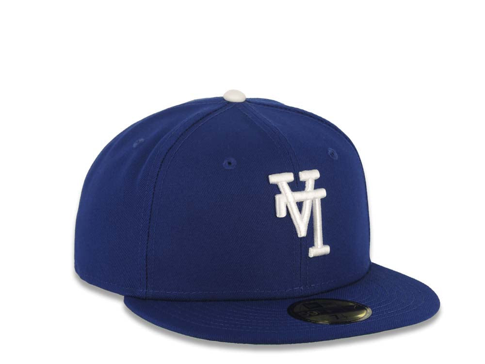 New Era หมวกรุ่น Los Angeles Dodgers Upside Down Logo Dark Royal 59Fifty Cap