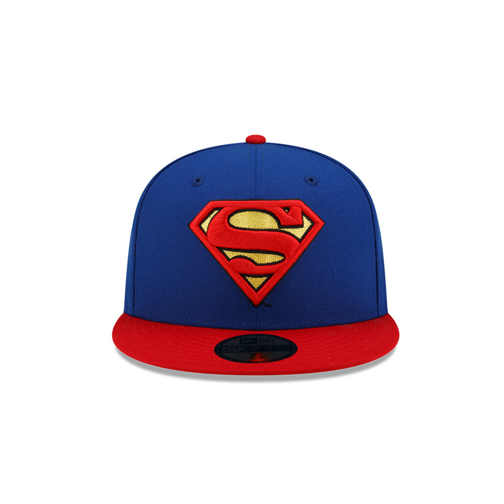 NEW ERA หมวก รุ่น SUPERMAN ROYAL AND SCARLET 59FIFTY CAP