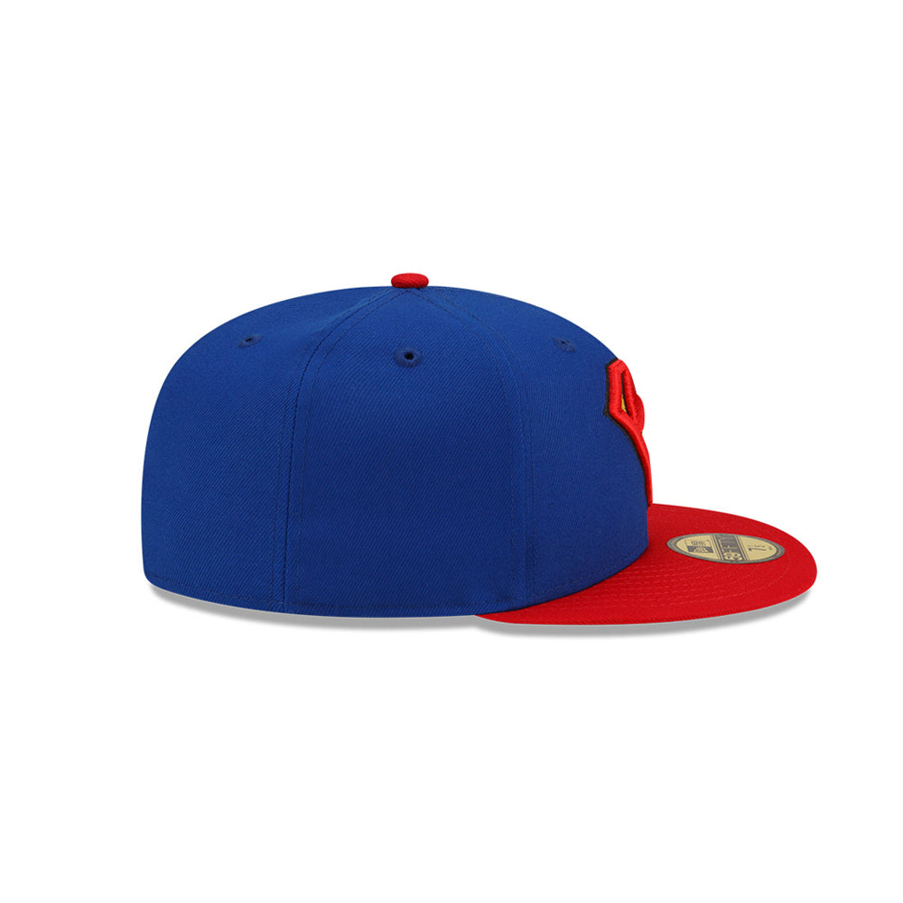 NEW ERA หมวก รุ่น SUPERMAN ROYAL AND SCARLET 59FIFTY CAP