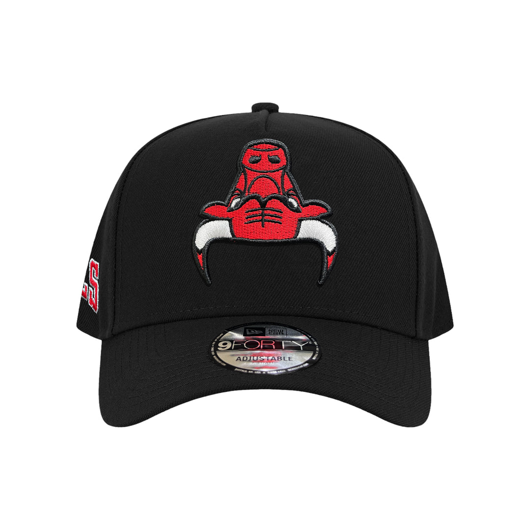 New Era หมวกรุ่น Chicago Bulls Upside Down Logo Nba Black 9Forty Aframe Cap