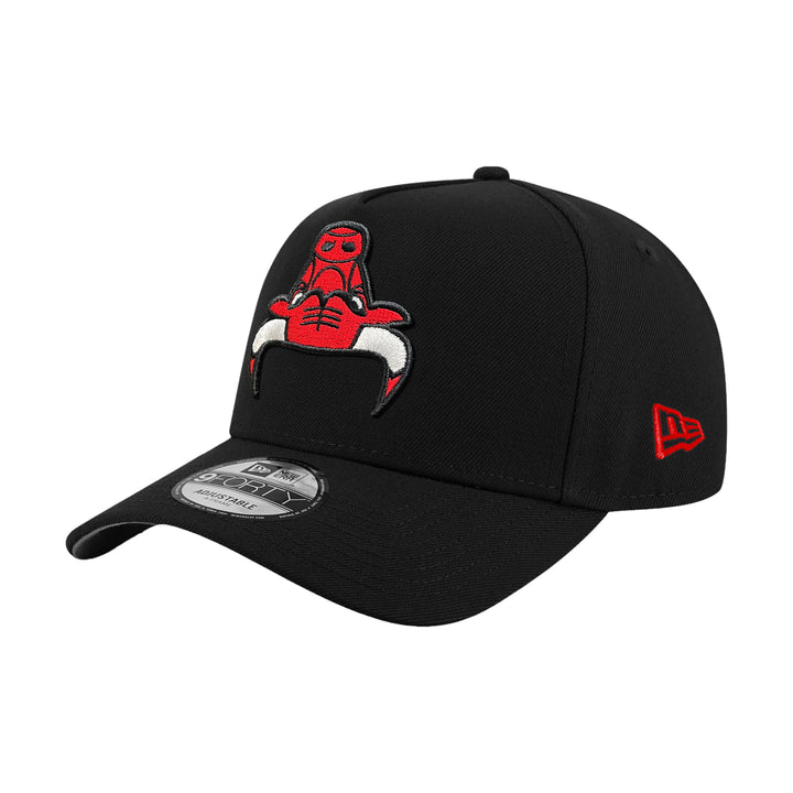 New Era หมวกรุ่น Chicago Bulls Upside Down Logo Nba Black 9Forty Aframe Cap