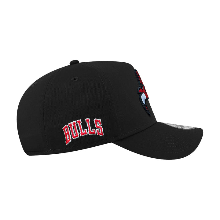 New Era หมวกรุ่น Chicago Bulls Upside Down Logo Nba Black 9Forty Aframe Cap