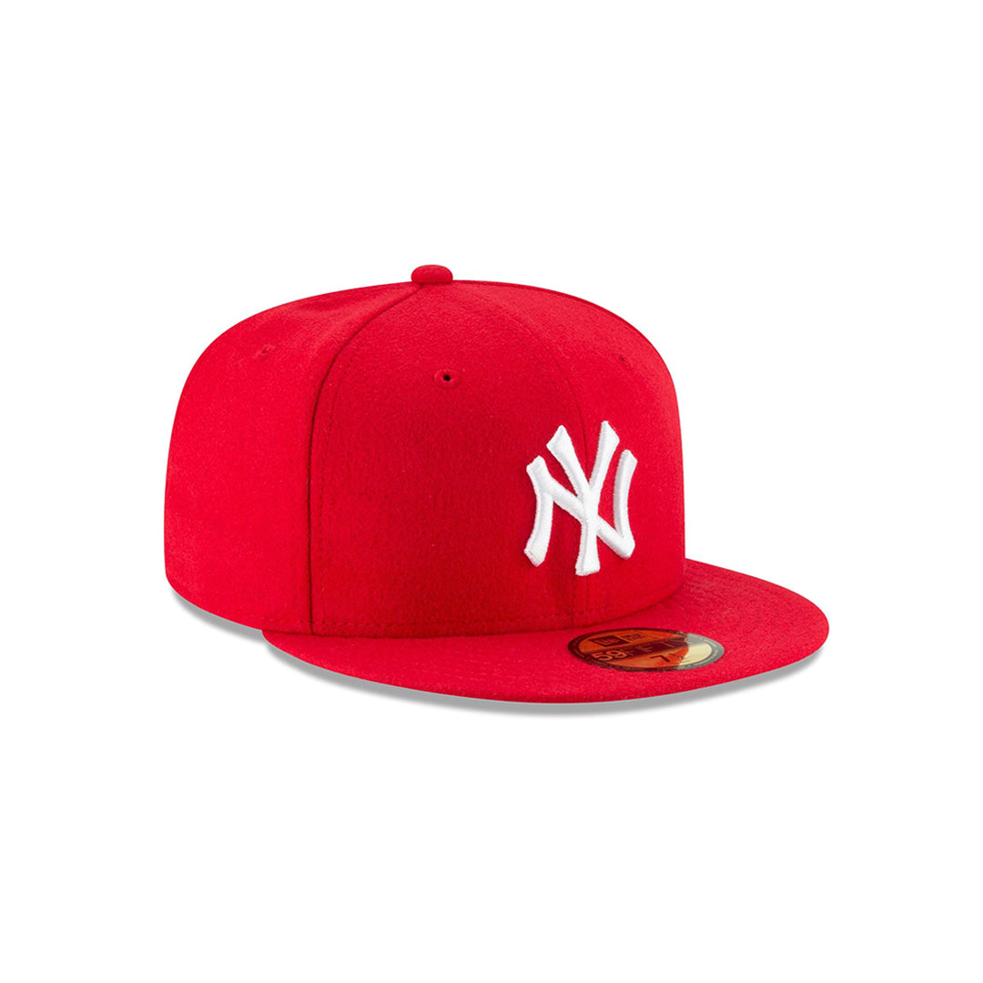 New Era หมวกรุ่น New York Yankees Authentic Scarlet 59Fifty Cap