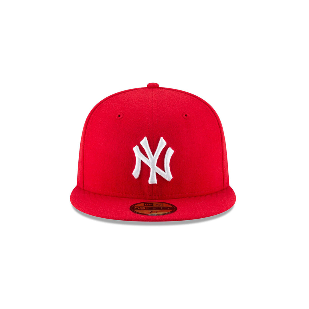 New Era หมวกรุ่น New York Yankees Authentic Scarlet 59Fifty Cap