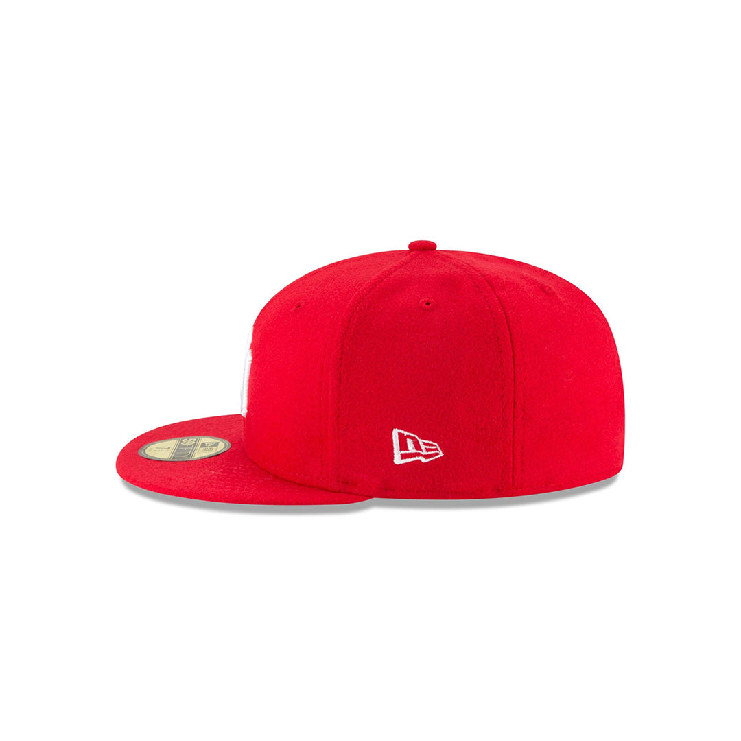 New Era หมวกรุ่น New York Yankees Authentic Scarlet 59Fifty Cap