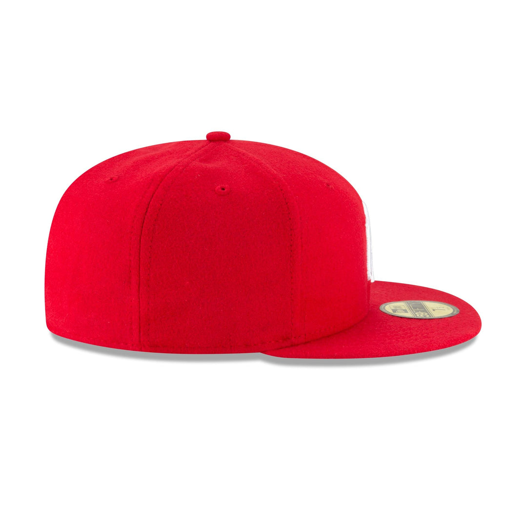 New Era หมวกรุ่น New York Yankees Authentic Scarlet 59Fifty Cap