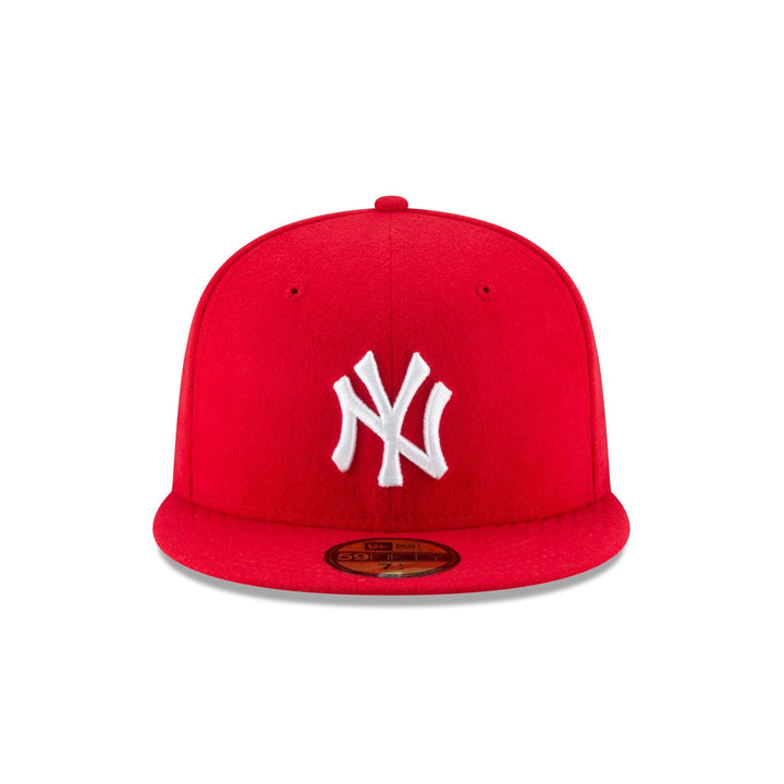New Era หมวกรุ่น New York Yankees Authentic Scarlet 59Fifty Cap