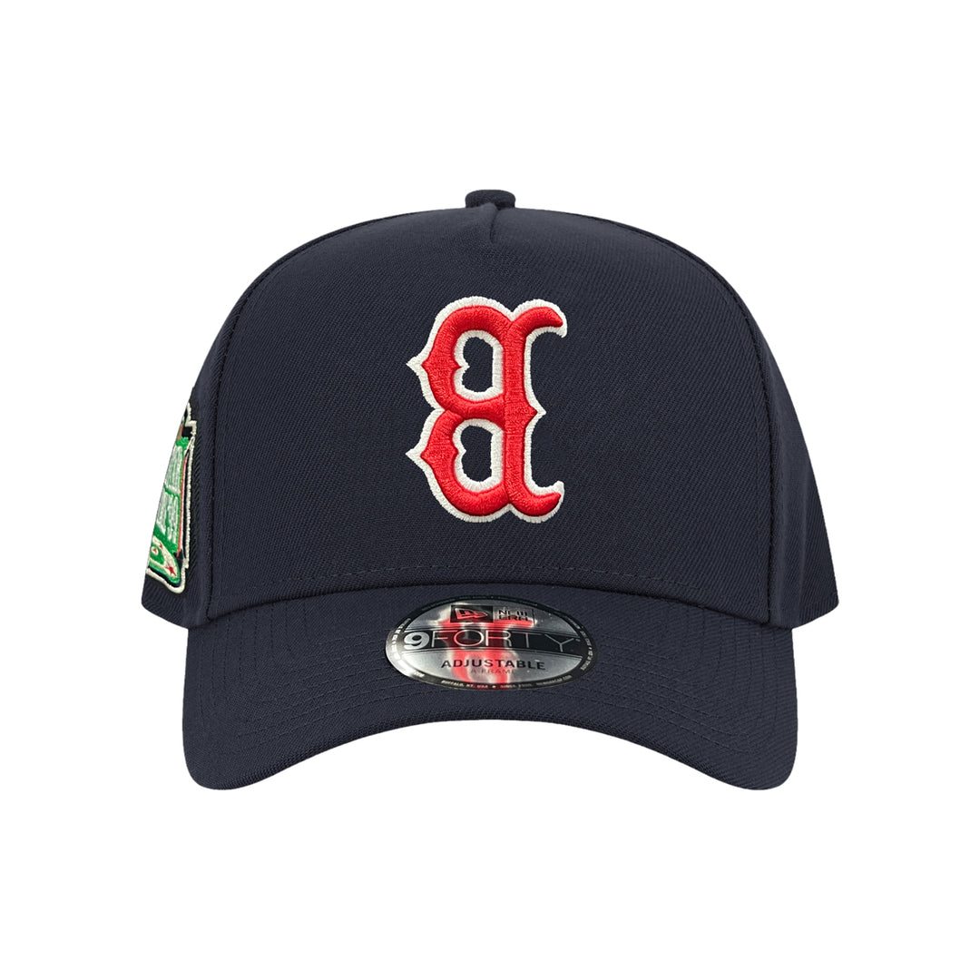 New Era หมวกรุ่น Boston Red Sox Upside Down Logo Mlb Navy 9Forty Aframe Cap