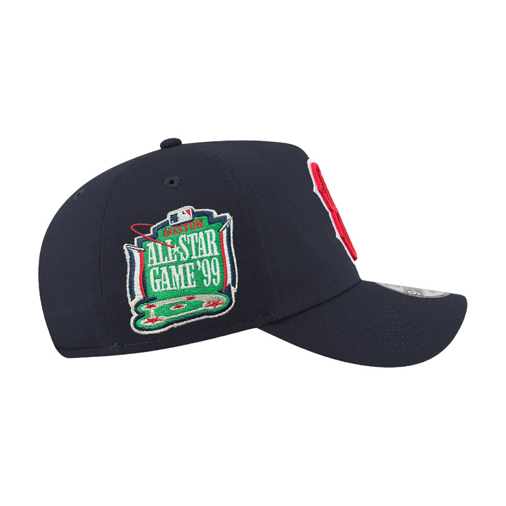 New Era หมวกรุ่น Boston Red Sox Upside Down Logo Mlb Navy 9Forty Aframe Cap