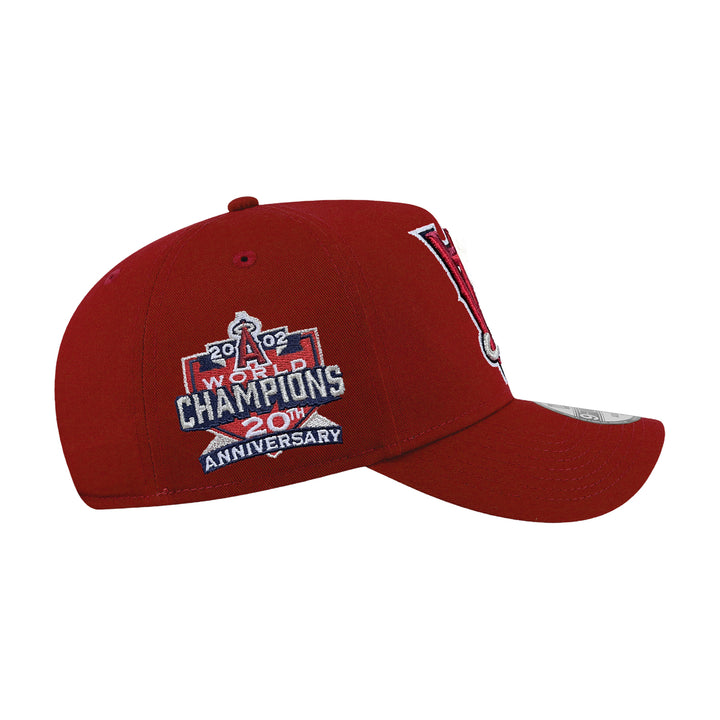 New Era หมวกรุ่น Anaheim Angels Upside Down Logo Scarlet 9Forty A-Frame Cap