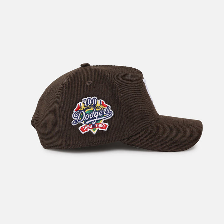 New Era หมวกรุ่น Los Angeles Dodgers Upside Down Logo Walnut 9Forty A-Frame Cap