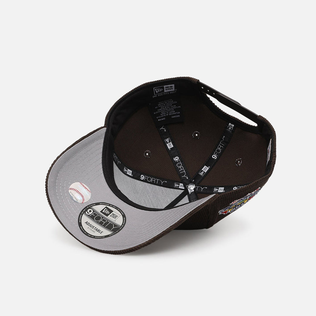 New Era หมวกรุ่น Los Angeles Dodgers Upside Down Logo Walnut 9Forty A-Frame Cap