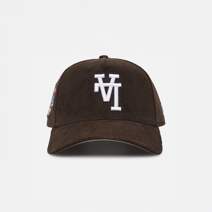 New Era หมวกรุ่น Los Angeles Dodgers Upside Down Logo Walnut 9Forty A-Frame Cap
