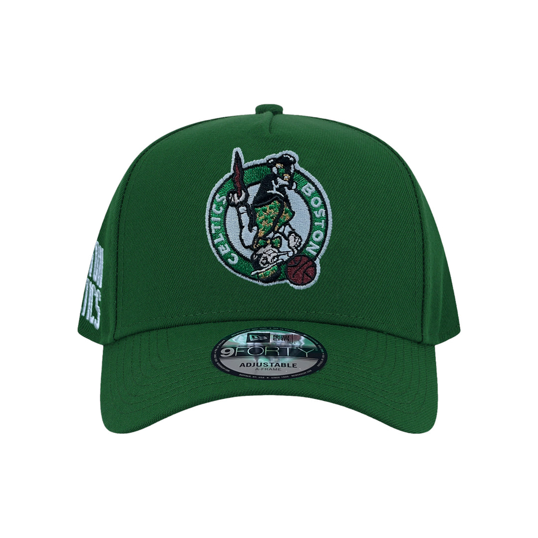 New Era หมวกรุ่น Boston Celtics Upside Down Logo Nba Kelly Greeen 9Forty Aframe Cap