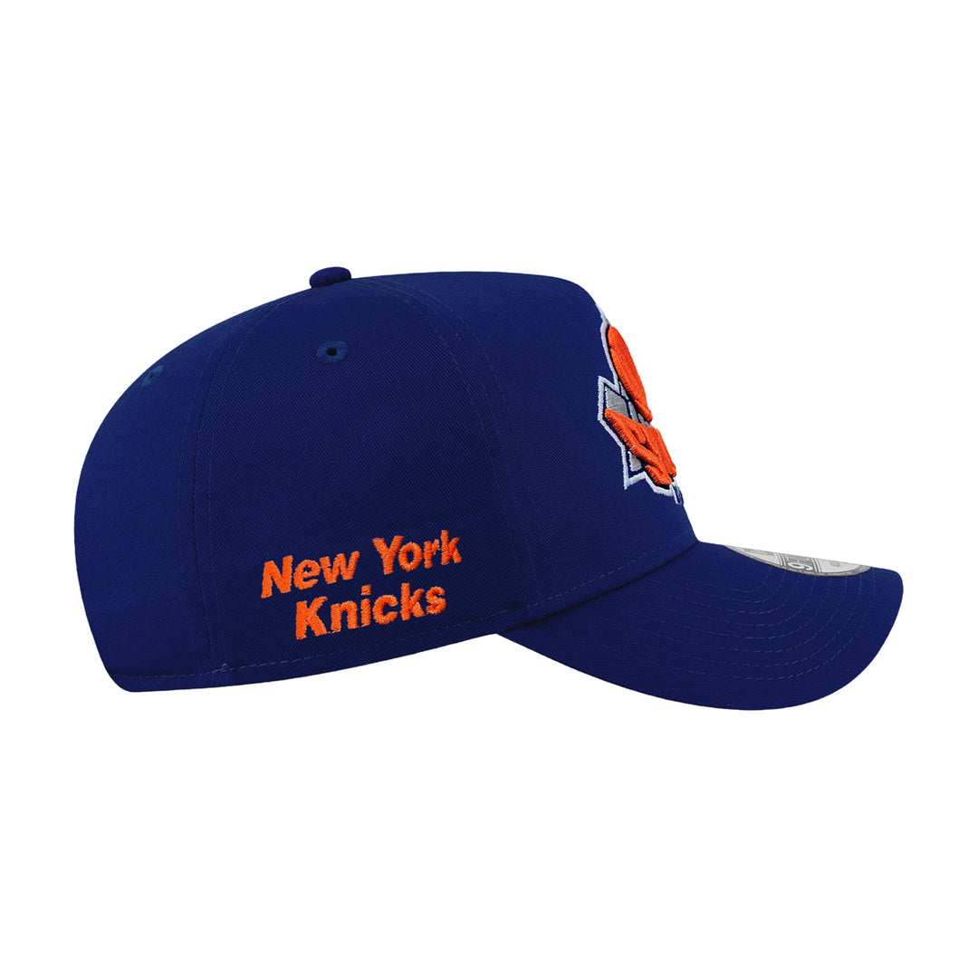New Era หมวกรุ่น New York Knicks Upside Down Logo Nba Majestic Blue 9Forty Aframe Cap