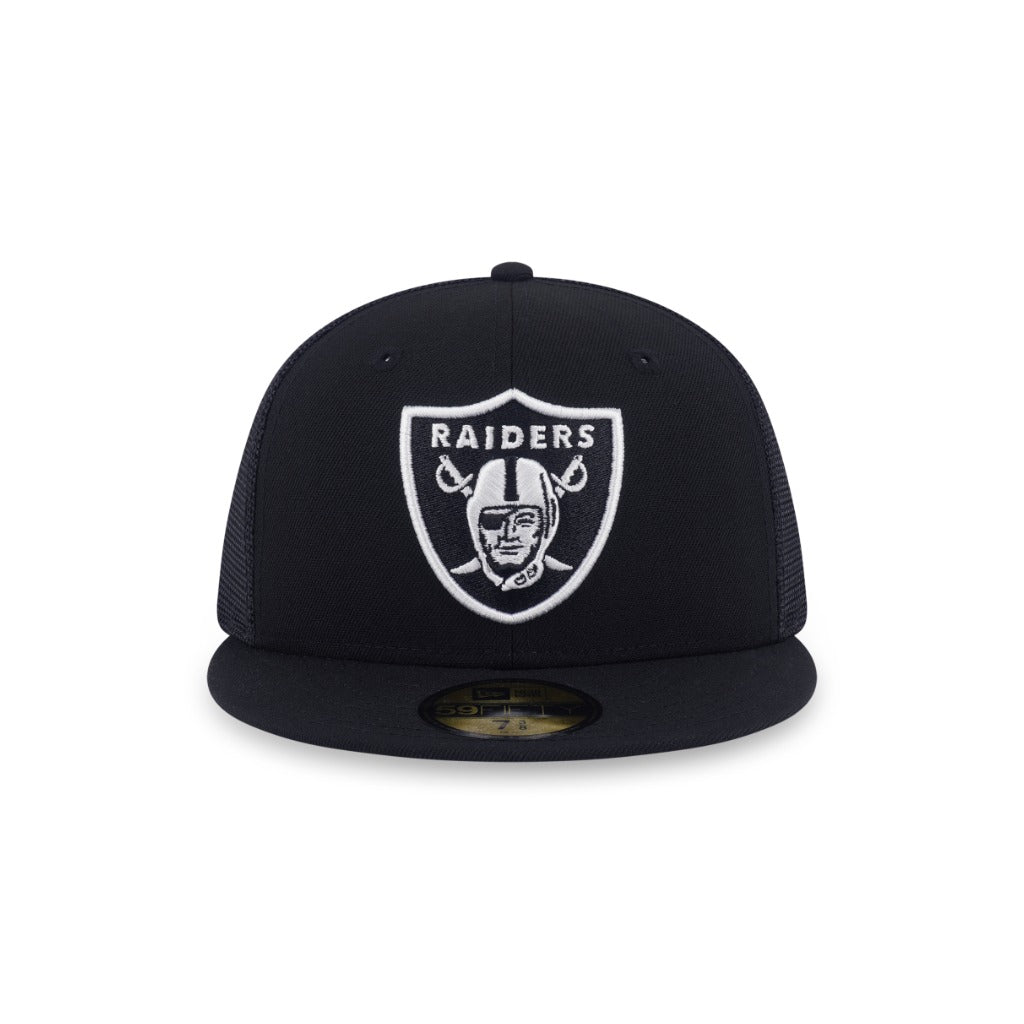 หมวกแก๊ป New Era รุ่น Las Vegas Raiders 59Fifty Trucker Pack Black 59Fifty Cap