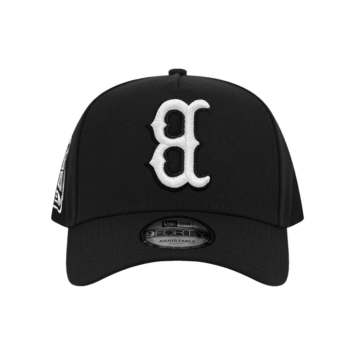 New Era หมวกรุ่น Boston Red Sox Upside Down Logo Mlb Black 9Forty Aframe Cap