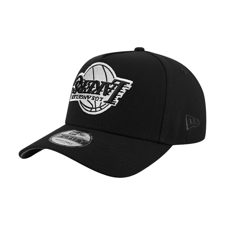 New Era หมวกรุ่น Los Angeles Lakers Upside Down Logo Nba Black 9Forty Aframe Cap