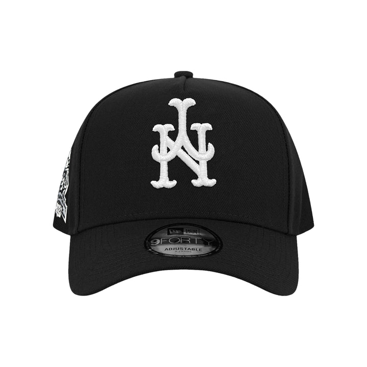 New Era หมวกรุ่น New York Mets Upside Down Logo Mlb Black 9Forty Aframe Cap
