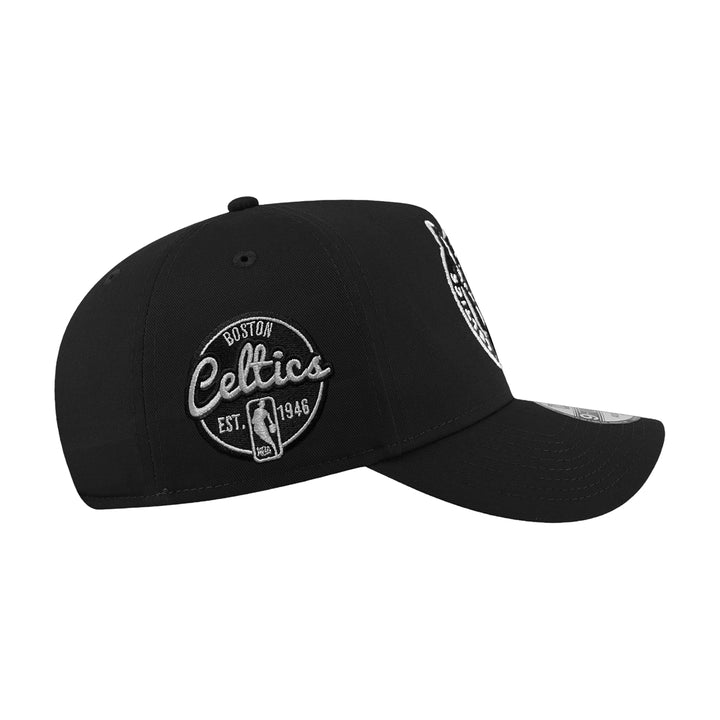 New Era หมวกรุ่น Boston Celtics Upside Down Logo Nba Black 9Forty Aframe Cap