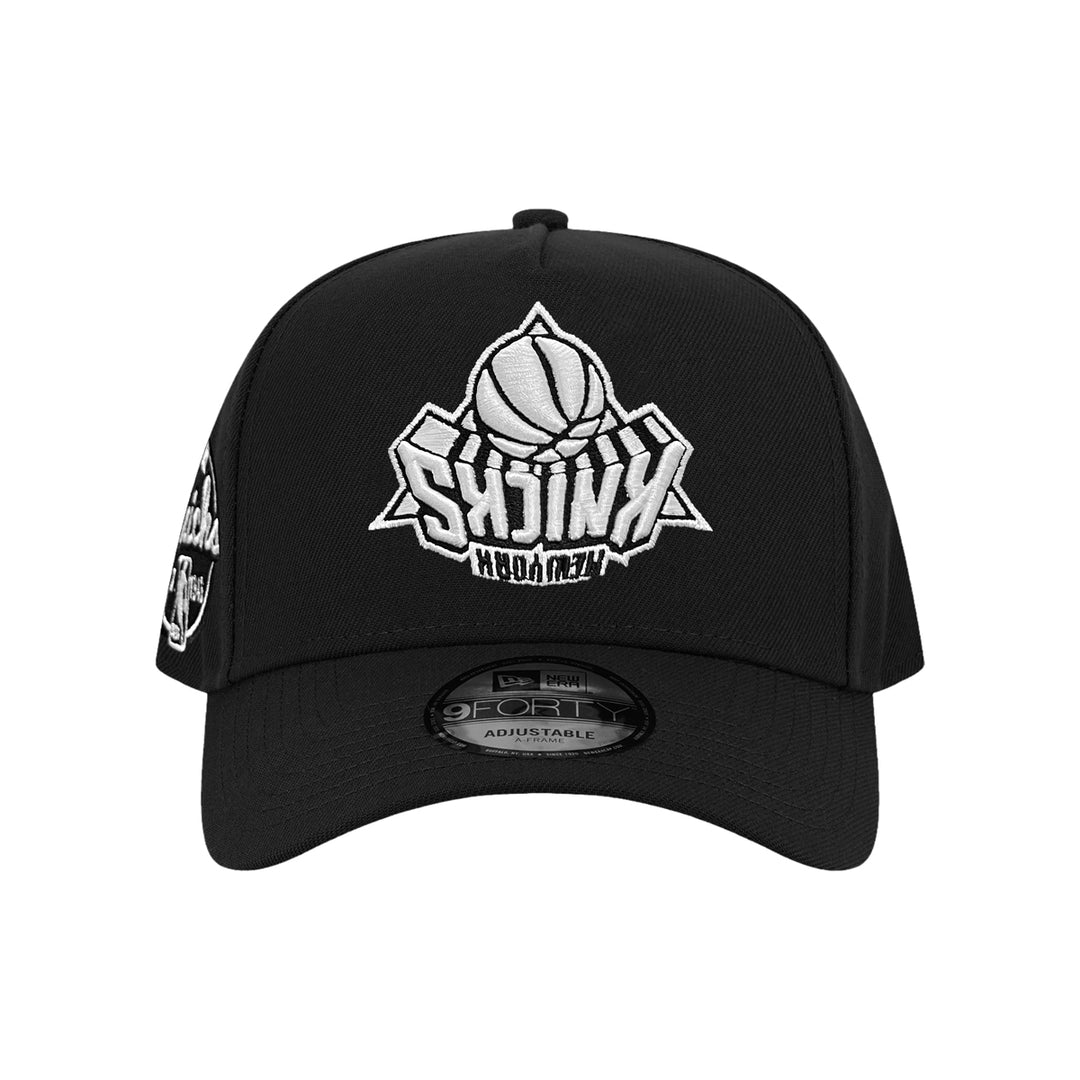 New Era หมวกรุ่น New York Knicks Upside Down Logo Nba Black 9Forty Aframe Cap