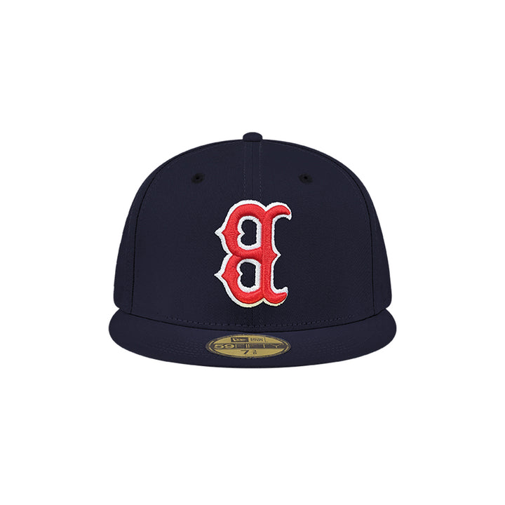 New Era หมวกรุ่น Boston Red Sox Upside Down Logo Navy 59Fifty Cap
