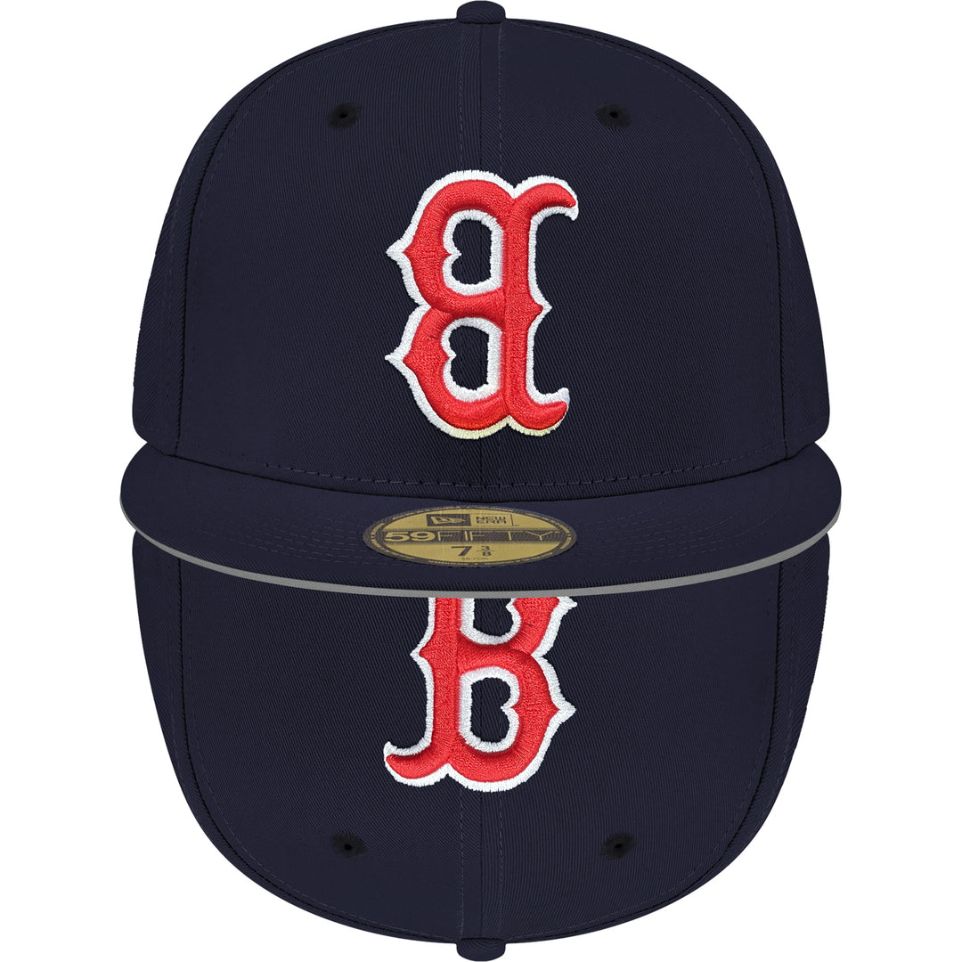 New Era หมวกรุ่น Boston Red Sox Upside Down Logo Navy 59Fifty Cap